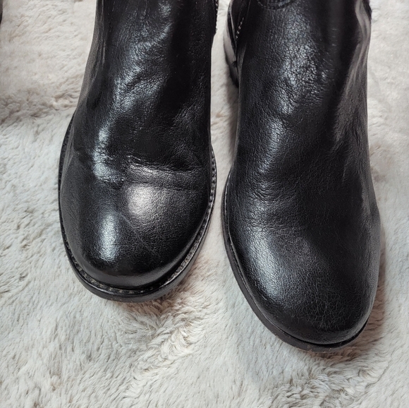 Frye Anna Inside Zip Supple Genuine Leather Worn In Look Boots Size 6.5 - Picture 12 of 13